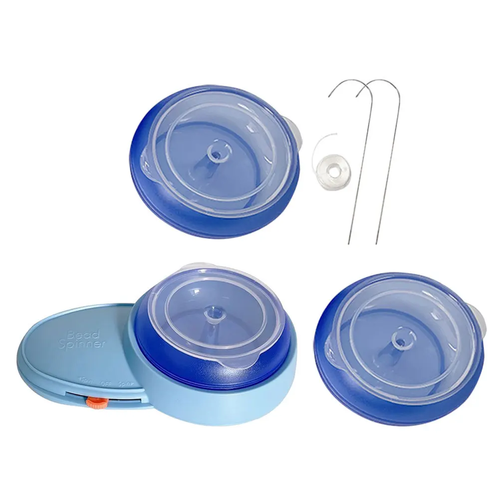 1 conjunto automático grânulo girador durável ferramenta de miçangas de plástico para amarrar contas de prata líquida jóias fazendo projetos de artesanato contas