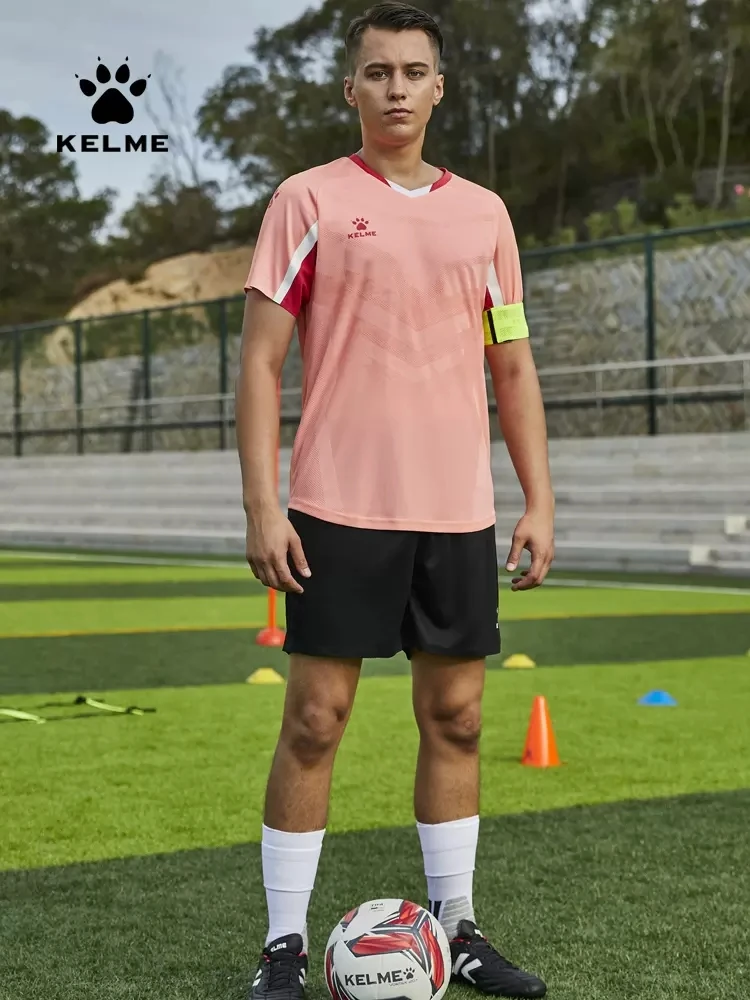 KELME Shorts Running Fitness Training Quick Dry Capris Football Sports Leisure Breathable Mesh Shorts No Pockets 3801265