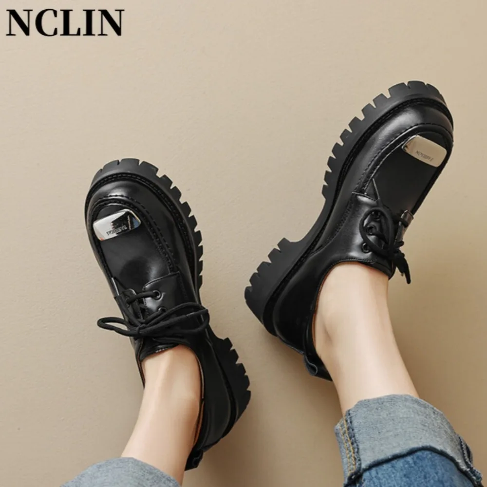 

Высококачественные женские лоферы, роскошные элегантные туфли из натуральной воловьей кожи итальянского дизайна, толстая подошва и удлиняющий стиль в консервативном стиле