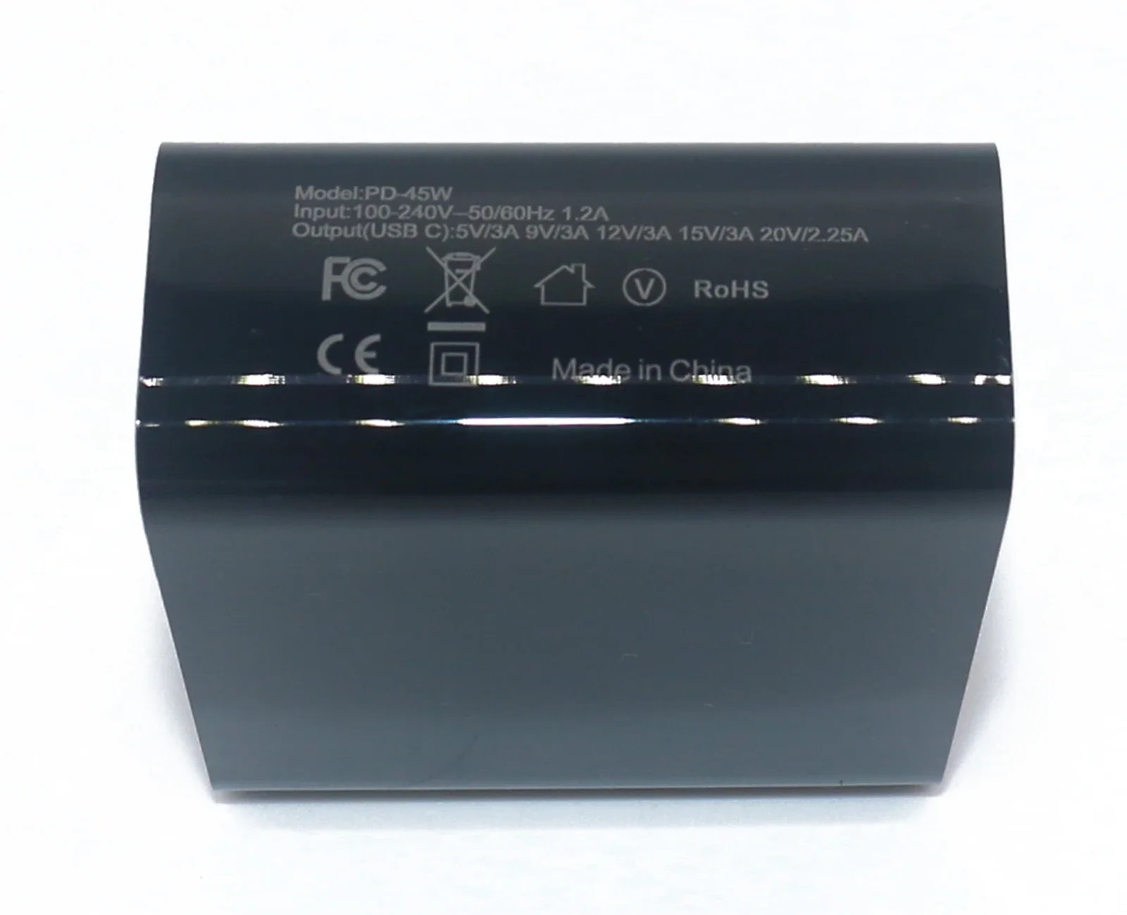 شاحن سريع نوع C للهاتف المحمول ، الولايات المتحدة ، الاتحاد الأوروبي ، الاتحاد الأفريقي أو المملكة المتحدة مأخذ الإخراج 5 فولت ، 9 فولت ، 12 فولت ، 15 فولت ، 20 فولت ، هواوي ، سامسونج ، غالاكسي ، آيفون ، أندرويد ، 45 واط PD