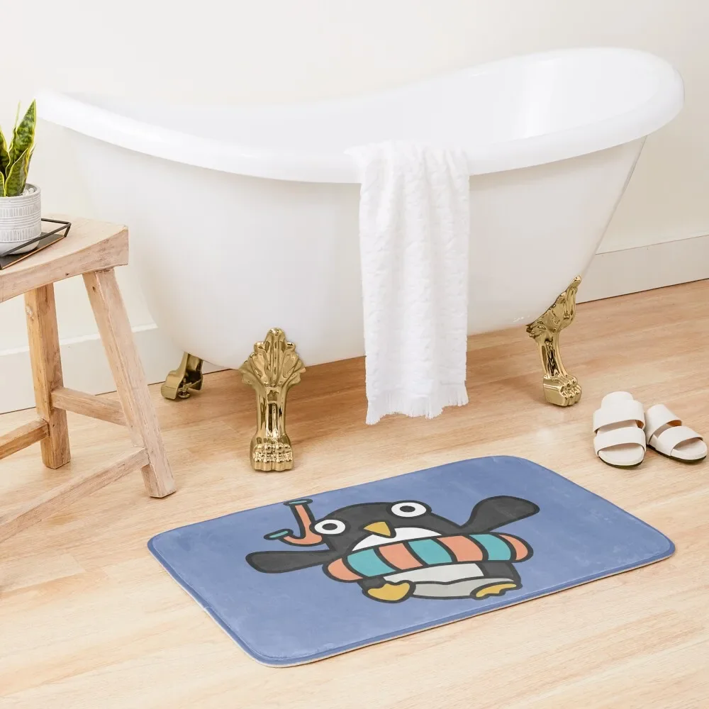 

Swimming Penguin Cartoon Bath Mat Non-Slip Pad Toilet Floor Kitchen Rug Mat