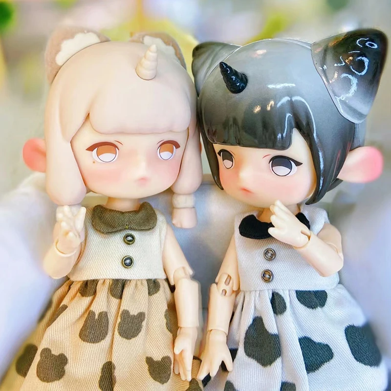 Penny Box Obtisu11 Dolls Blind Box Cute Elf Unicorn Bjd Joint Figures Mystery Box Anime Model Kawaii Surprise Toy for Kid Girl