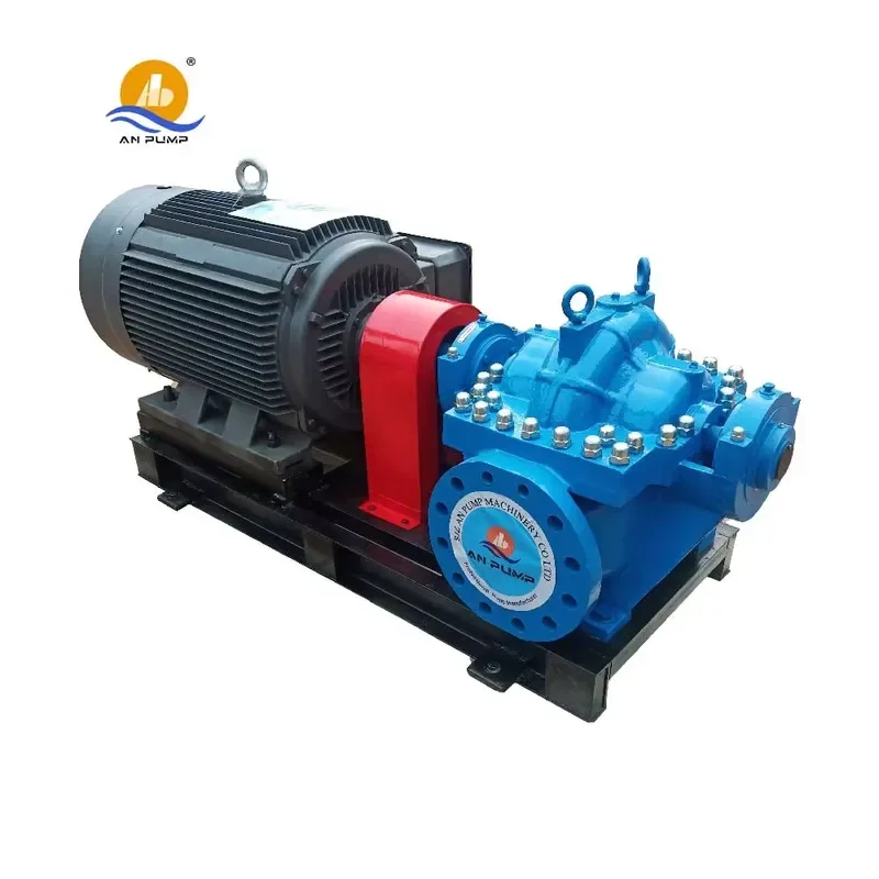 custom for Corrosion Resistant Single Stage Double Suction Horizontal Centrifugal Pump with OEM Support Split Case Chilled