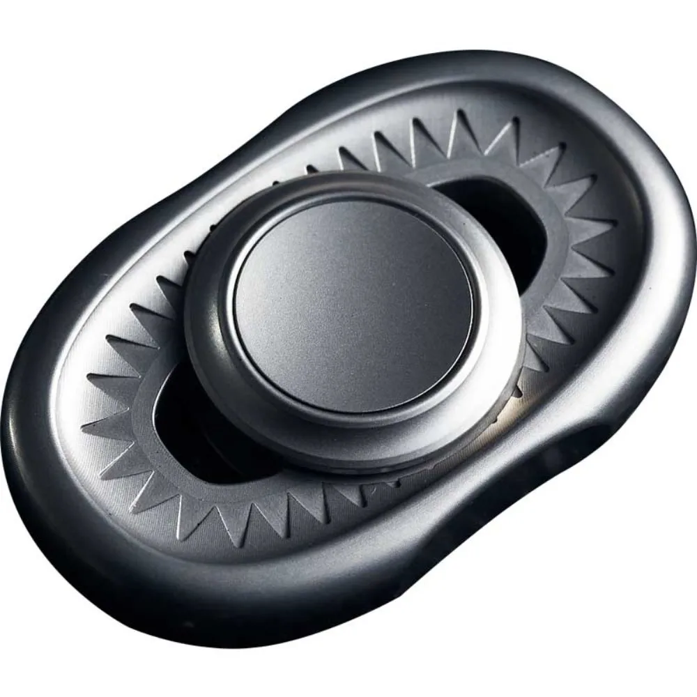 Black Mirror Design EDC Sandworm Fidget Spinner Metall Fidget Toy Erwachsene Zweiklingen Fidget Spinner Stressabbau Spielzeug Gyro