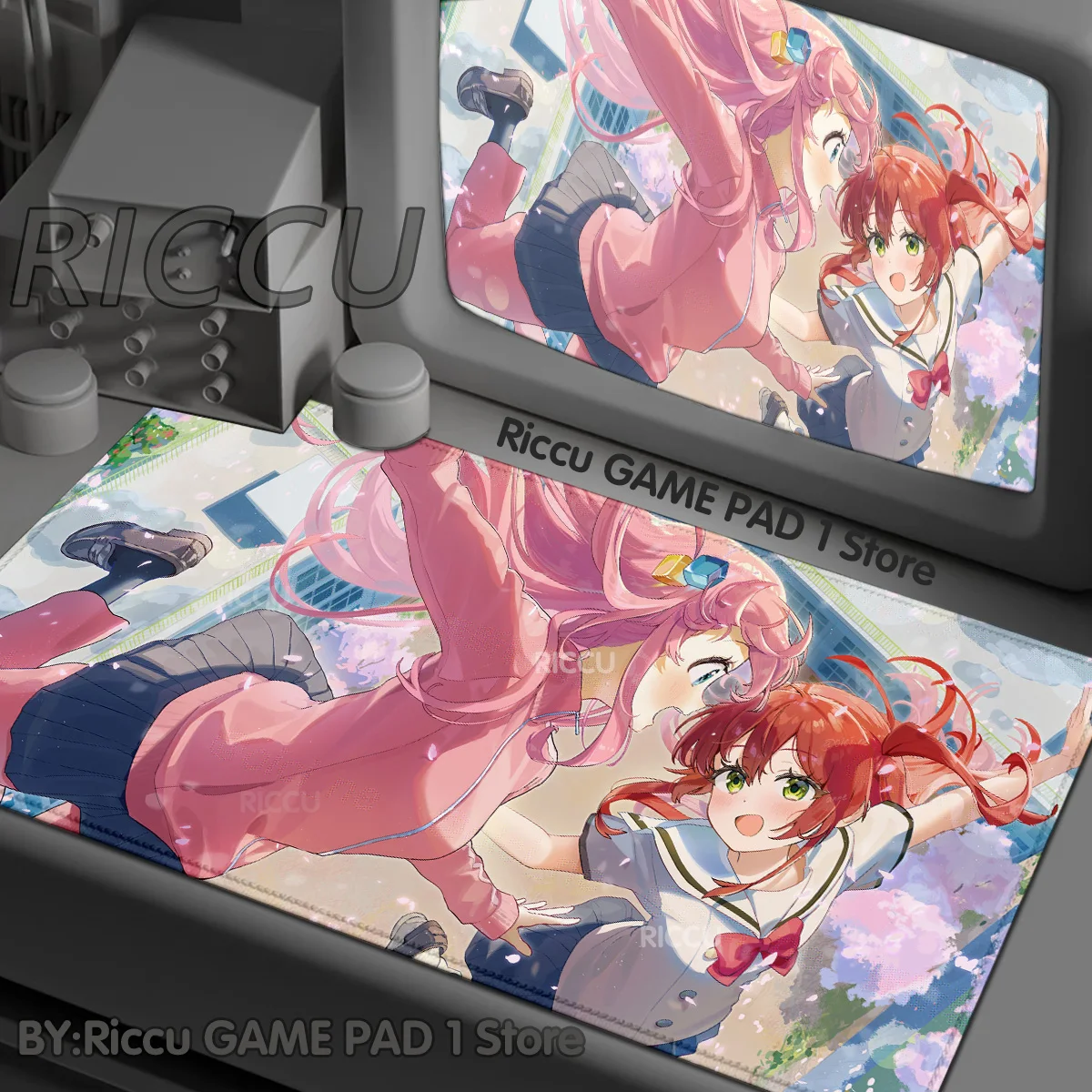 

PC Mouse pad Bocchi The Rock Large Gaming Game Rubber Computer Mat Anime HD Print Mouse Pads Gamer Locking Non-slip Accessories