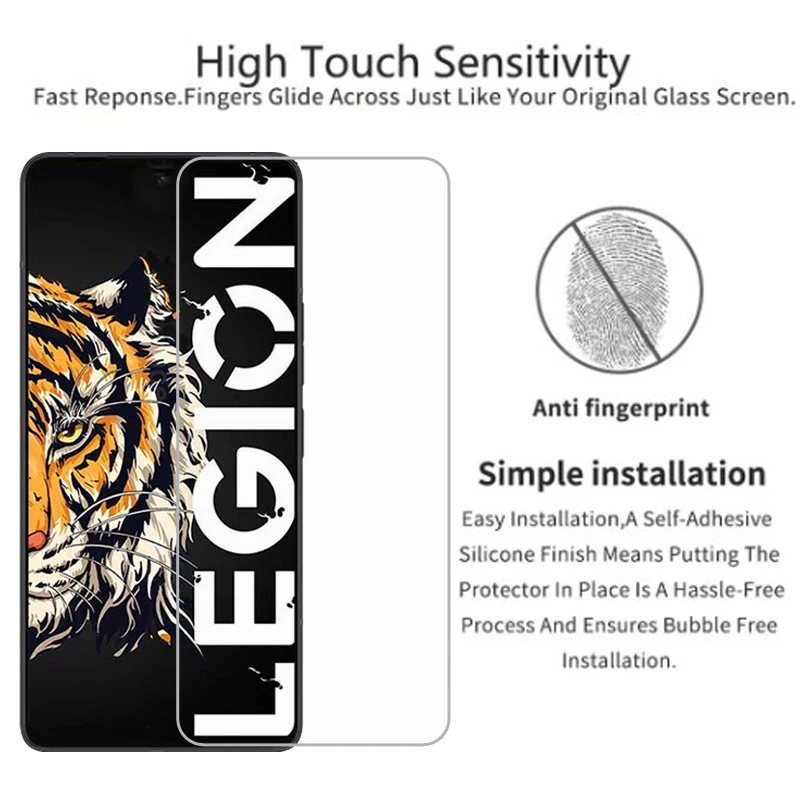 2-1PCS Glass Cover For Lenovo Legion Y70 Tempered Glass Screen Protector Phone Film For Lenovo Legion Y70 Halo L71091 Pelicula