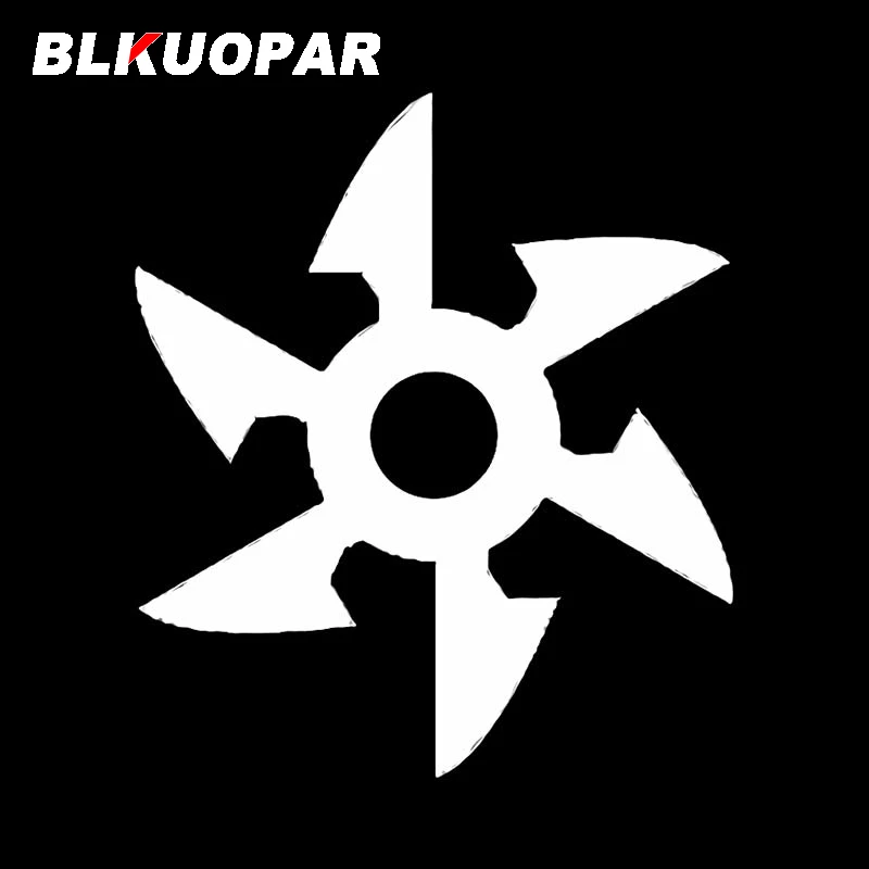 BLKUOPAR النينجا صورة ظلية ملصقات السيارات الفينيل DIY الشارات انسداد خدش لوح التزلج واقية من الشمس ويندوز الديكور اكسسوارات السيارات