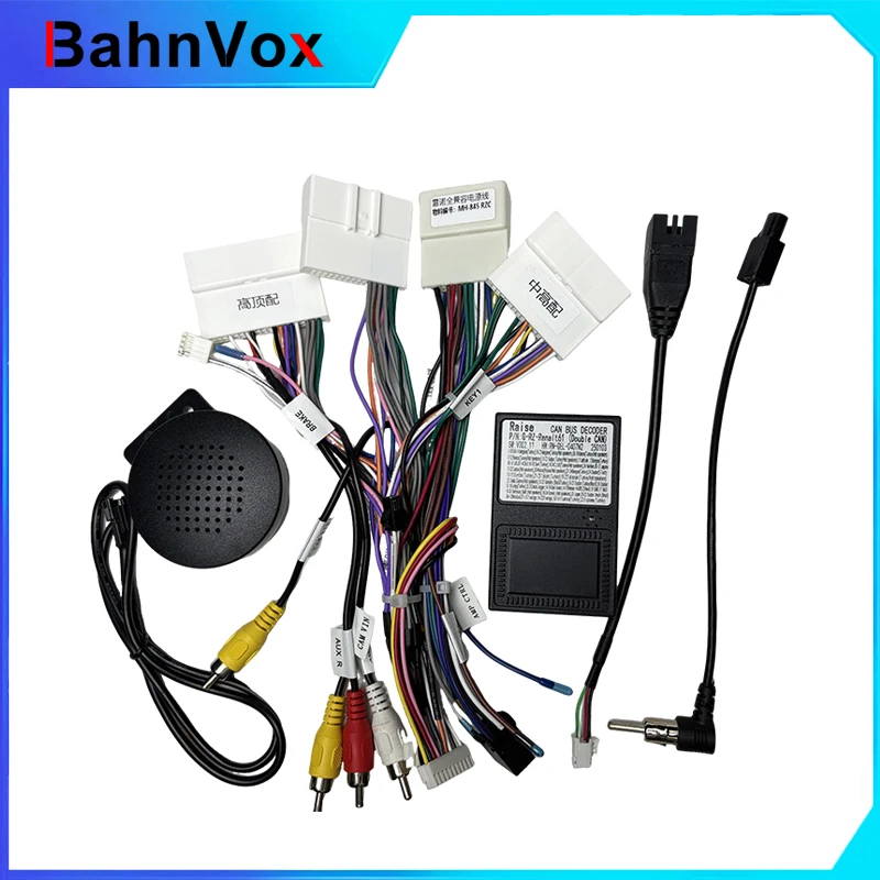 

Car Radio Wiring Cable 16Pin Harness Adapter Canbus Box Decoder For Renault Clio Captur taliant jogger Arkana Sandero Duster
