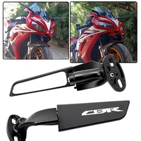 Espejo retrovisor CNC para motocicleta ala fija para Honda CBR600RR CBR1000RR CBR250RR CBR 600 954 1000 RR CBR 650R 500R