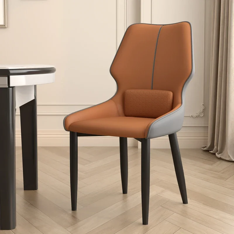 

For Wholesale Metal Legs Leather Luxury Chairs Dining Upholstered Dining Chairs