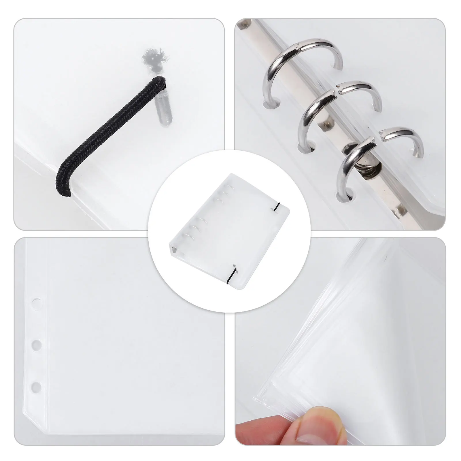 

1 комплект, альбом для сбора билетов, прозрачные наклейки, держатель для DIY, сумка для хранения штампов с вкладышами, легкий портативный дизайн