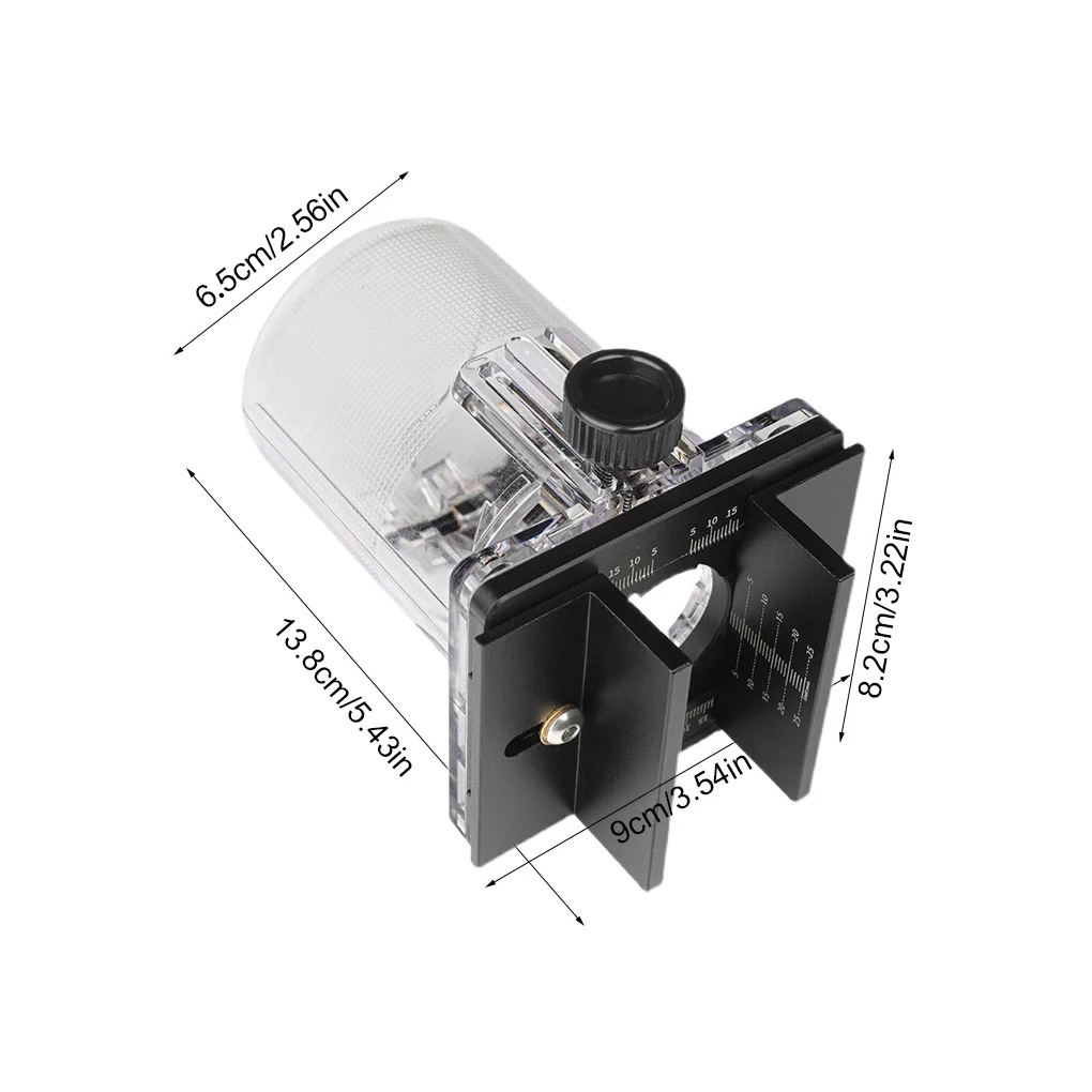 Imagem -05 - Portable Hand Edge Trimmer Bracket Milling Locator Locating Base Woodworking Suprimentos 65 mm