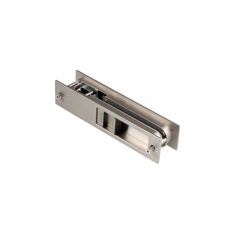 

Gorgeous hardware wooden sliding handle visible door lock