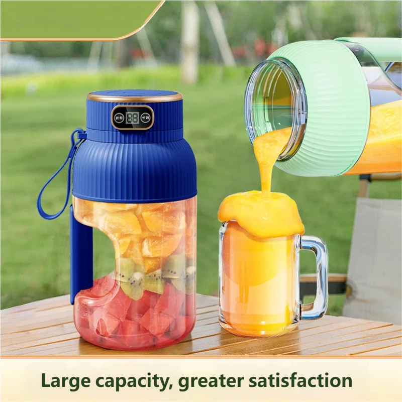 Fruit Juicer Cup Portable Electric Fruit Mixer Stirrng Cup Large Capacity Smoothie Quick Making Bottle Suitable Juice Production