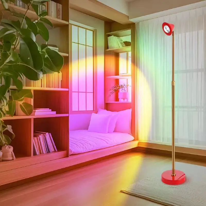 Floor lamp living room light luxury sofa Little Red Riding Hood reading lamp sunset atmosphere bedroom headboard decorative lamp