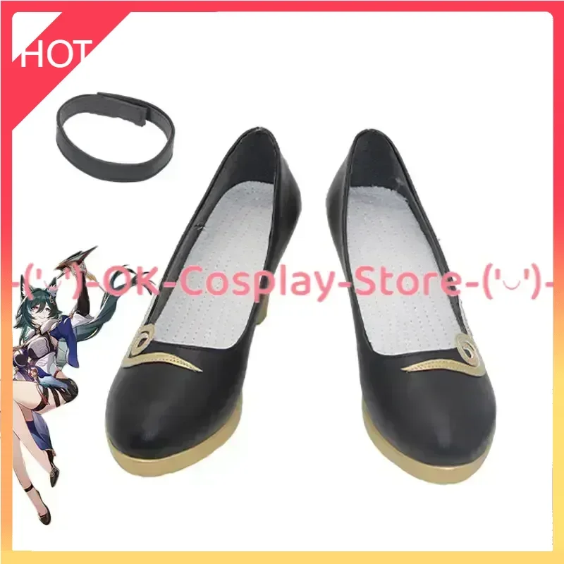 Game Honkai Star Rail Yukong Cosplay Shoes Cute Anime Cosplay Props PU Leather Shoes Halloween Carnival Boots Custom Made