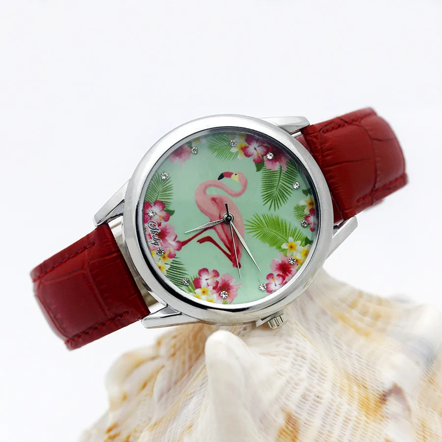 Shsby Luxury Brand Woman Watch Leather Strap Watch For Women Elegant Ladies Watch Sweet Flower Quartz Wristwatch Girls Gift 4