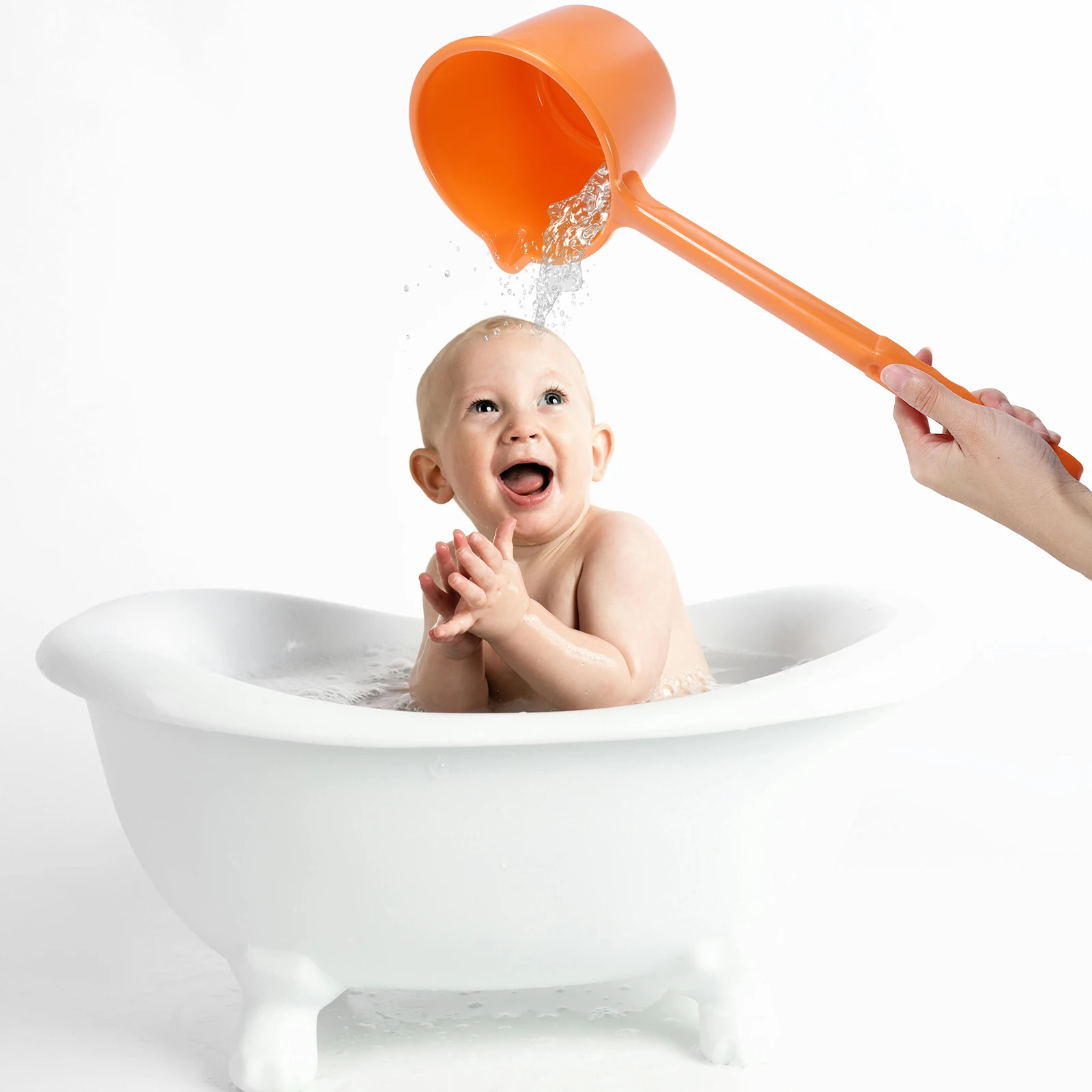 

Long Handle Bath Ladle Durable Water Scoop for Kitchen Bathroom Shower Multipurpose Spoon Large Capacity Household Tool