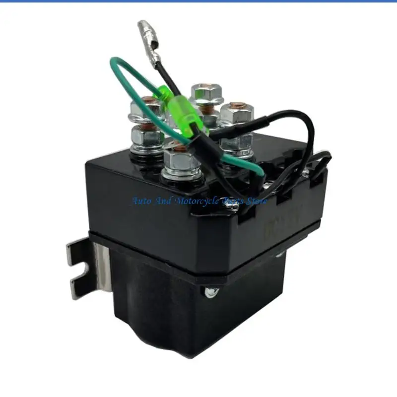 P9FD Winch Contactor Solenoid Relays With Wiring For 12V Systems 250A Load Capacity