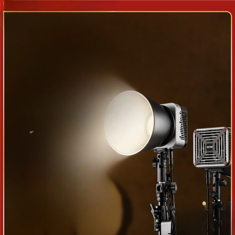 Power King G200 live stream 300W fill light photography light dual color temperature COB spotlight portrait shooting