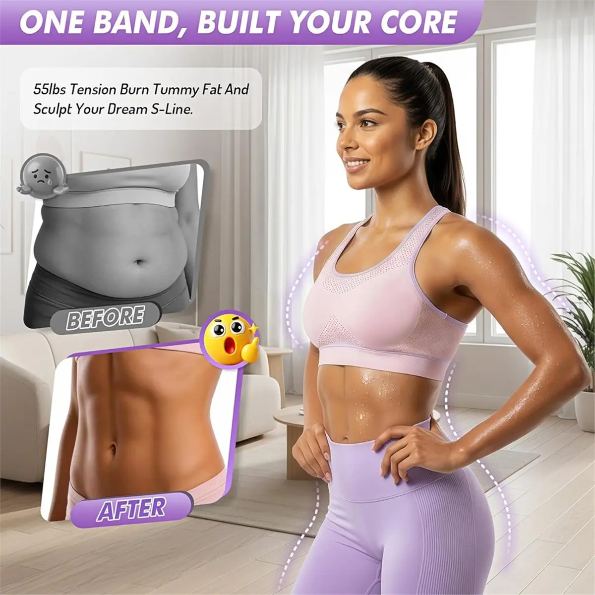 618 Mega Sale Pedal Resistance Band with Handle Exercise Resistance Bands for Core Abs Legs Glutes Sit Up Workout Equipment