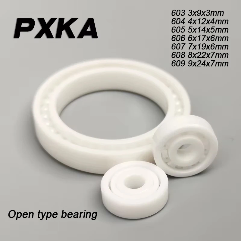 Zirconia Miniature 603 604 605 606 607 608 609 Miniature Small Bearing 3x9x3 4x12x4 5x14x5 6x17x6 7x19x6 8x22x7 9x24x7