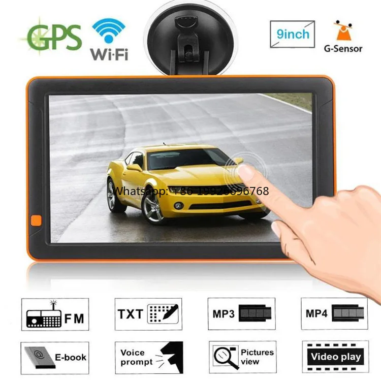 

9-inch Portable GPS Navigator HD 1080P DVR Driving Recorder All-in-one for Truck manufacturer