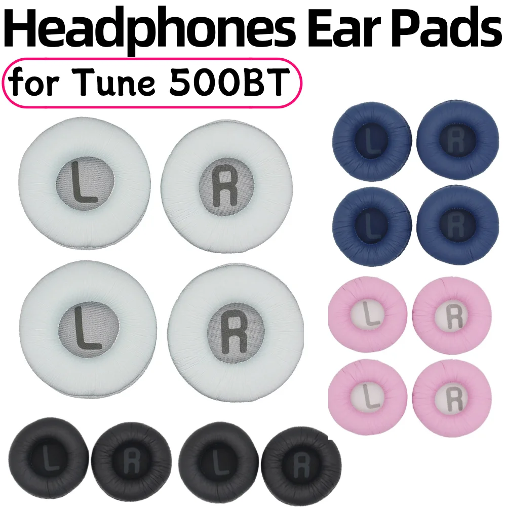 Earpads Easily Carrying Lightweight Earphone Part for JBL Tune 500BT 600BTNC Protein Leather Foam Ear Pad Replacement​