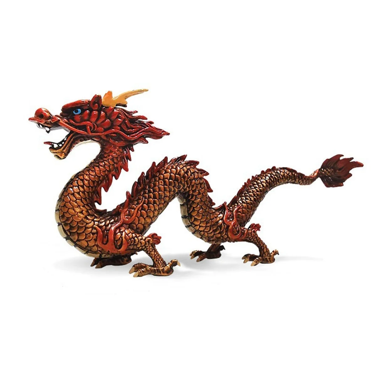 Dragon Statue Chinese Dragon Statue 2024 New Year of the Dragon Gift Animals Figure Chinese Lucky Zodiac Sculpture,B