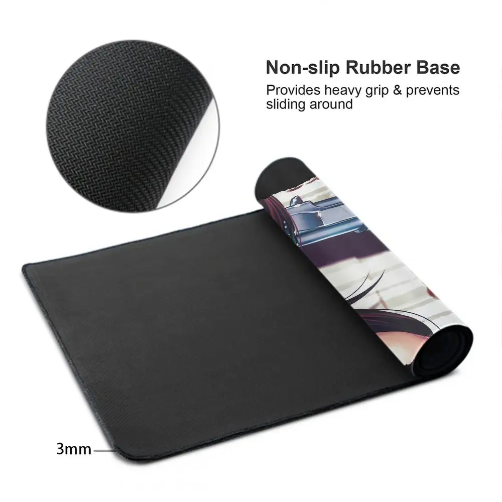 BLACK LAGOON Revy Mouse Pad Keyboard Mousepad large 600X300 mm Desk Mat PC Gaming High definition printing Table pad