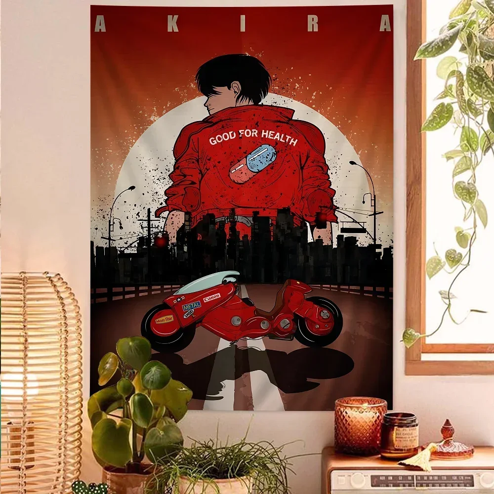 

Anime A-Akira Cartoon Tapestry Bohemian Wall Tapestries Mandala Home Decor