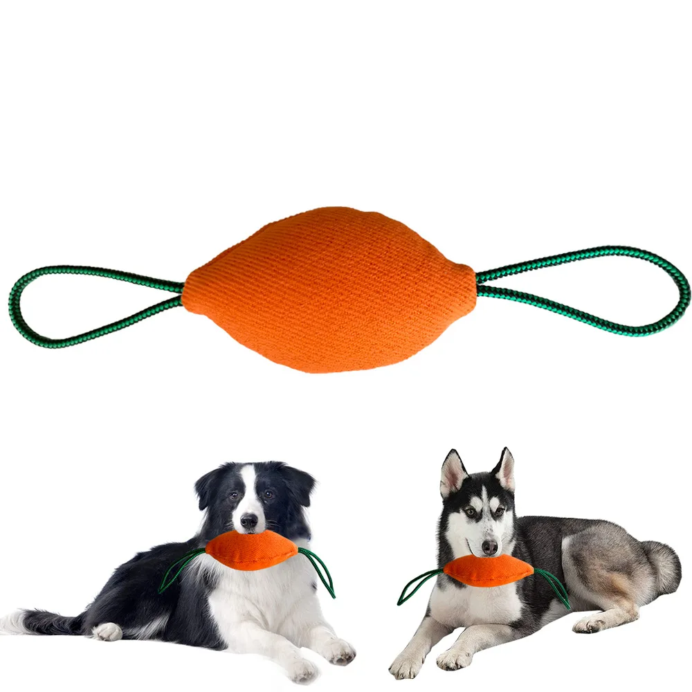 

Dogs Small Bite Stick Durable Dog Bite Toy Pillow 2 Handle Large Medium Dog Bites Training Supplies Interactive Play Chewing Toy