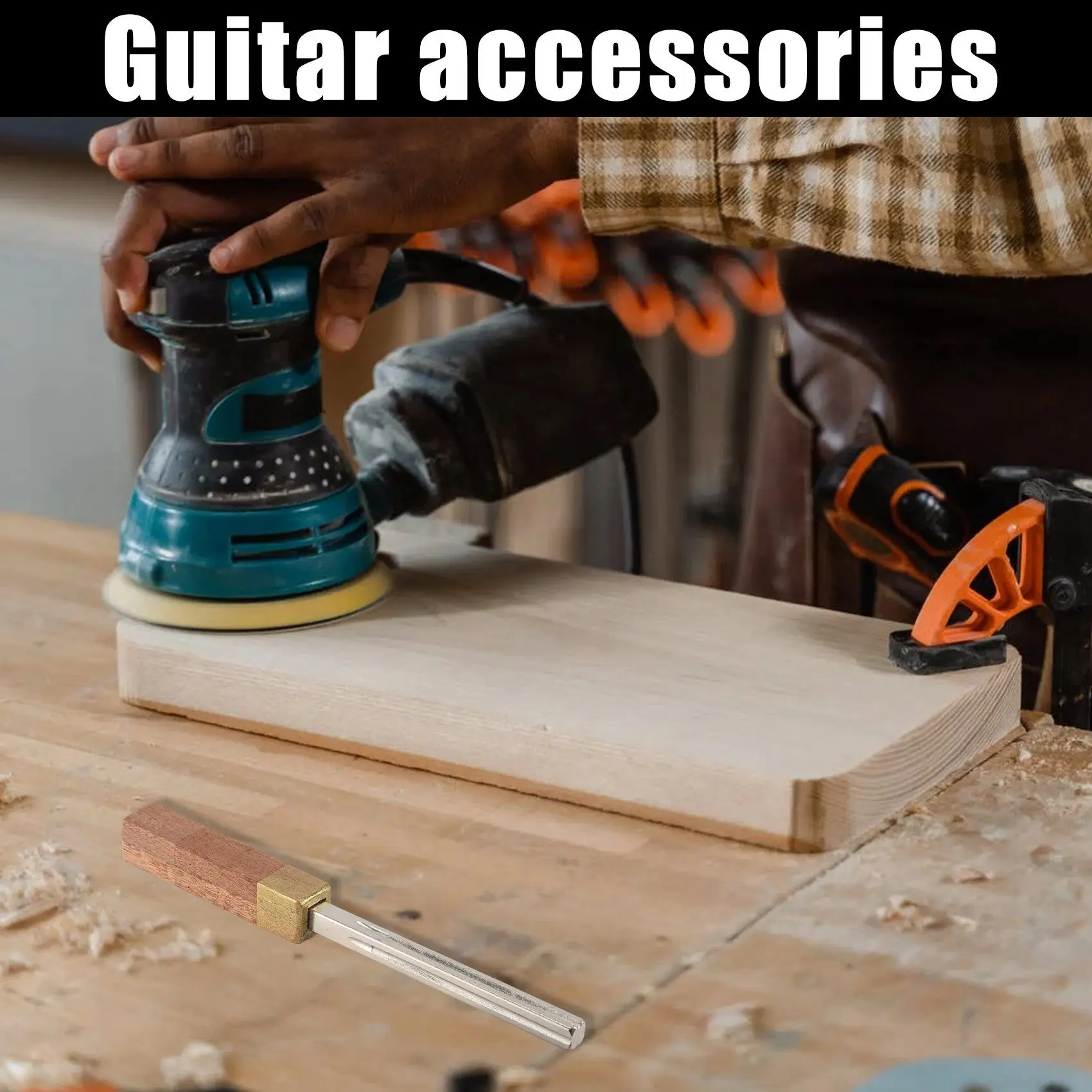 Guitar Fret Crowning FileFret Edge FileFret End Rounded ToolThree Radius Slot&FileMulti-Function Guitar Fret Tools