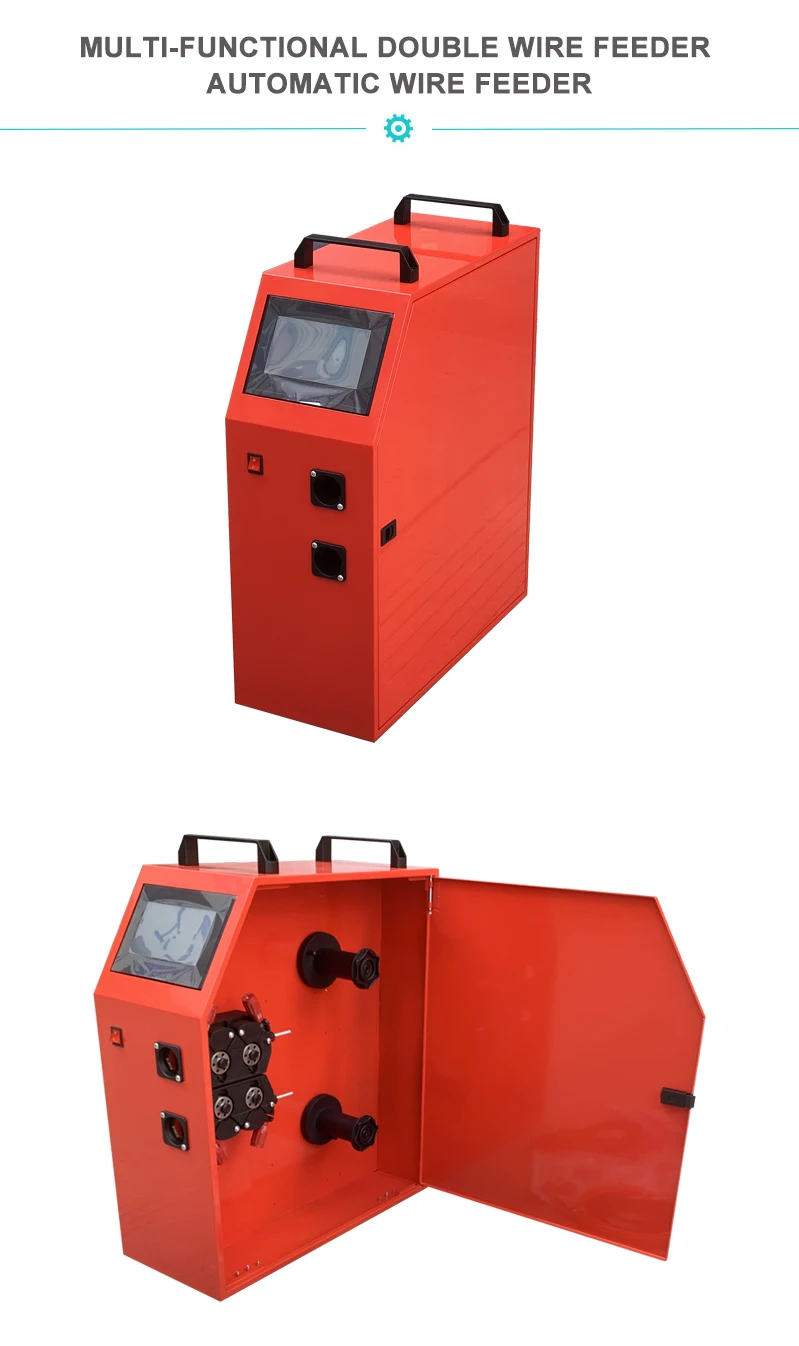 Sistema di alimentazione automatica del filo di saldatura della saldatrice con alimentatore a doppio filo TLF