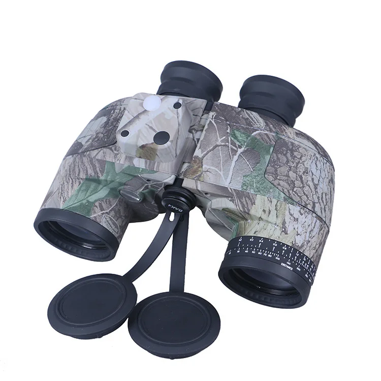 Outdoor products 10x50 low light night vision high-definition high magnification telescope & binoculars with camouflage compass