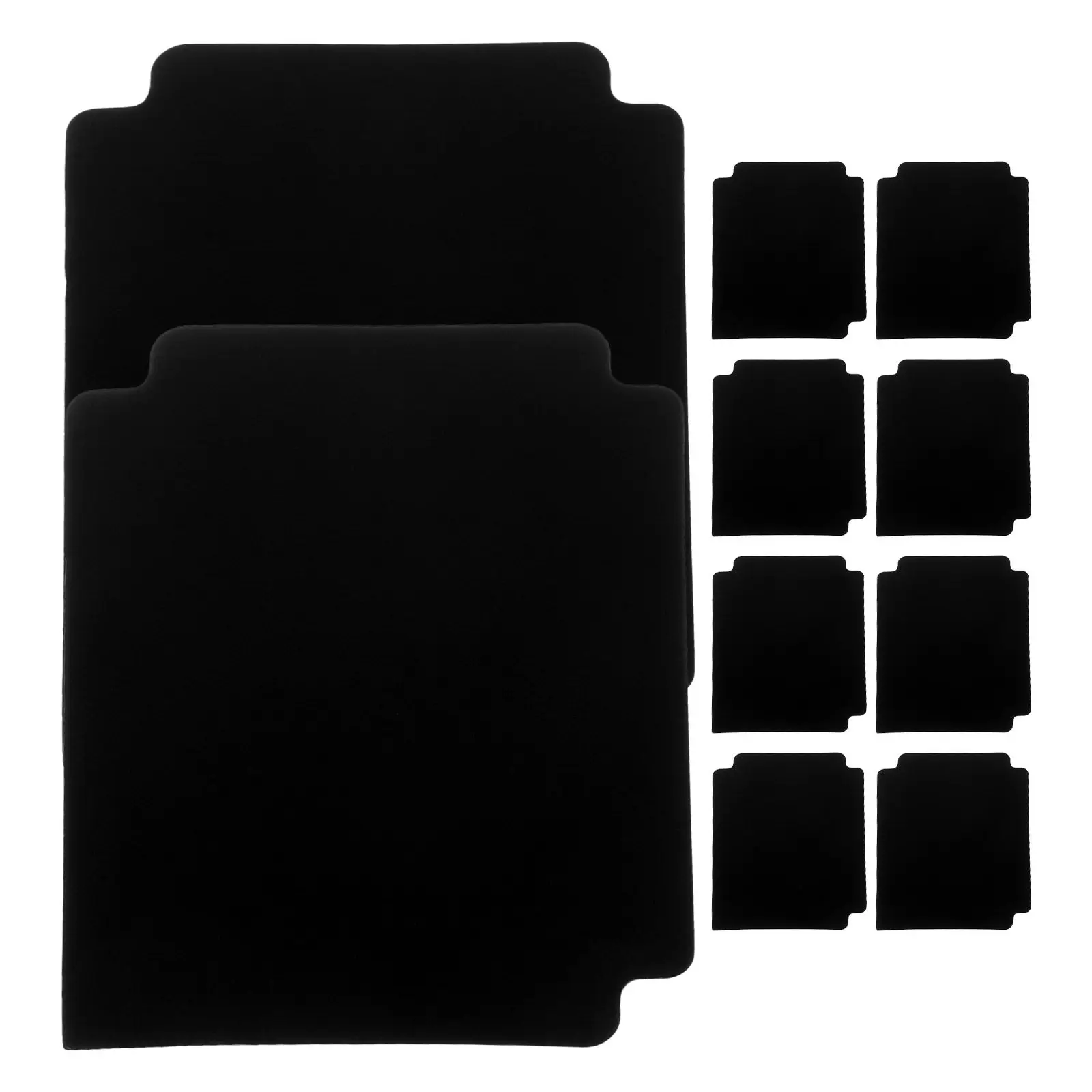 

10Pcs PVC Waterproof Writable Index Divider Cards Frosted Plastic Card Dividers for Trading Sports Gaming Cards Binder Storage