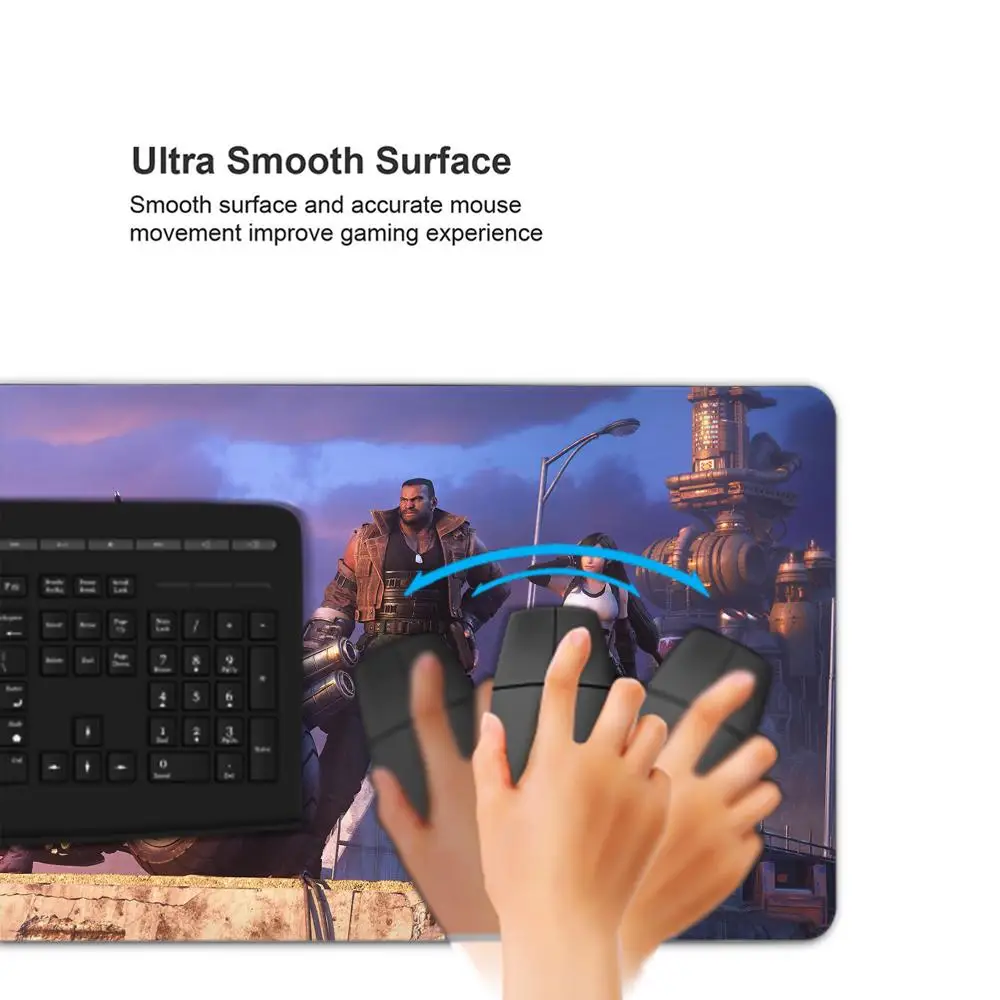 Final Fantasy Mouse Pad 500X1000 mm Large Gaming Mousepad Gamer XL Rubber Otaku Keyboard Pad Laptop Desk Mat