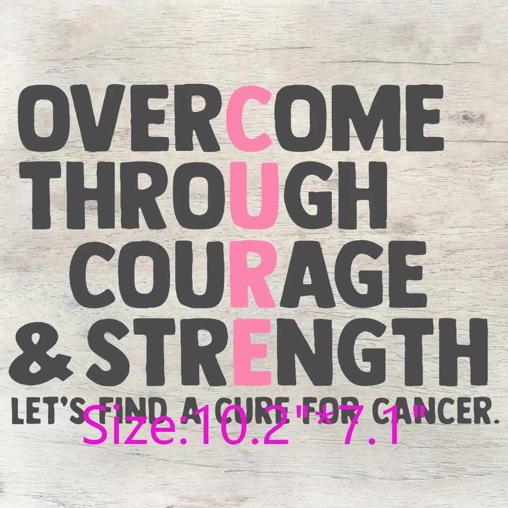 Fight For Cure Faith Leopard Breast Cancer Skull Custom Ready to press DTF Transfers Ready to Press on Garment Press Transfers