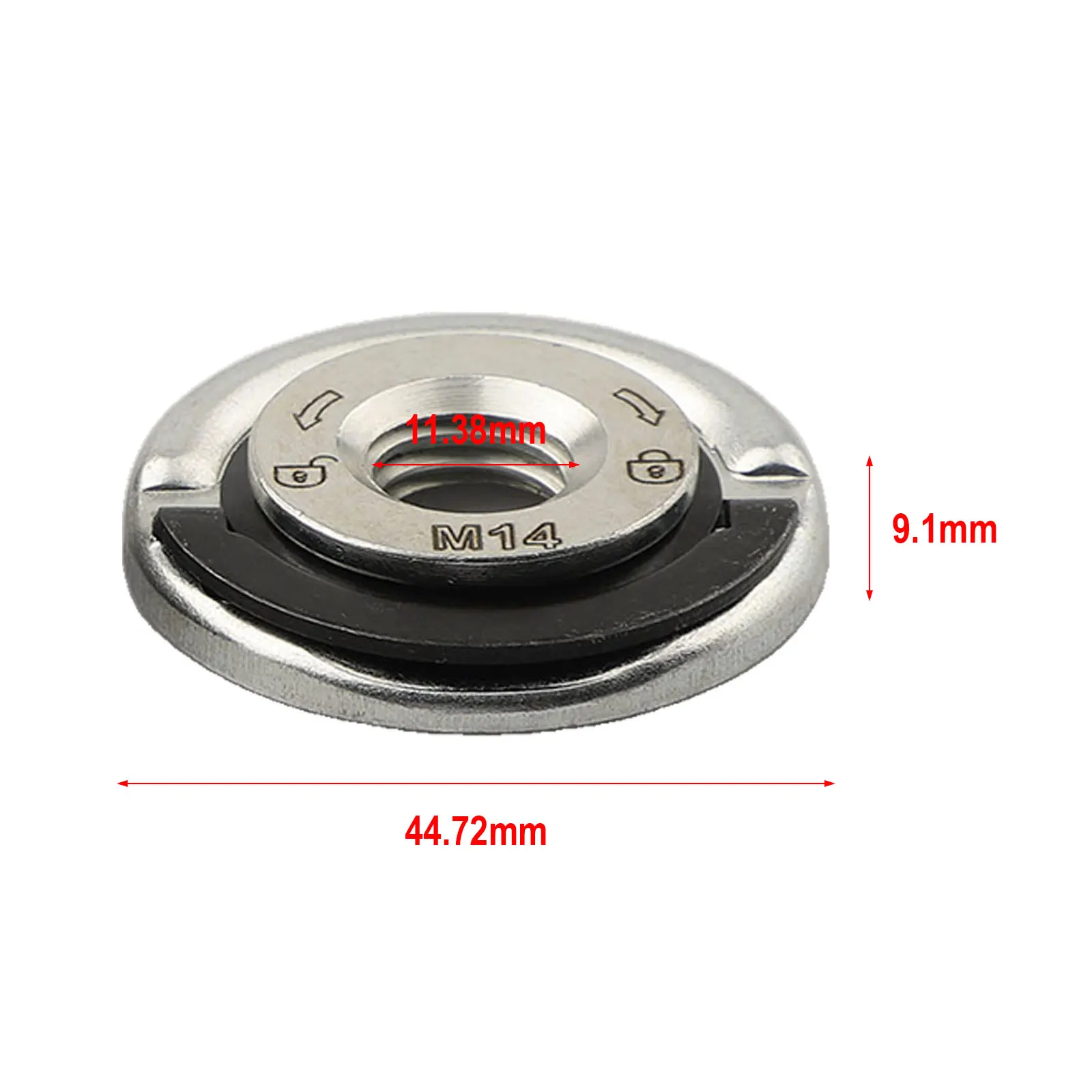 

Clamping Nut For Bosch Pressure Plate For Angle Grinder Quick Release Steel Tool For Bosch Brand New High Quality
