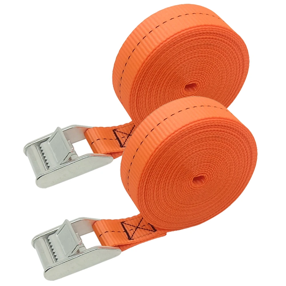 AliExpress Guffis 2 Pcs 3 Meters Cargo Straps with Stainless Steel Buckle for Motorcycle Car Bicycle Tow Rope Ratchet Fixing Belt for Luggage Bag