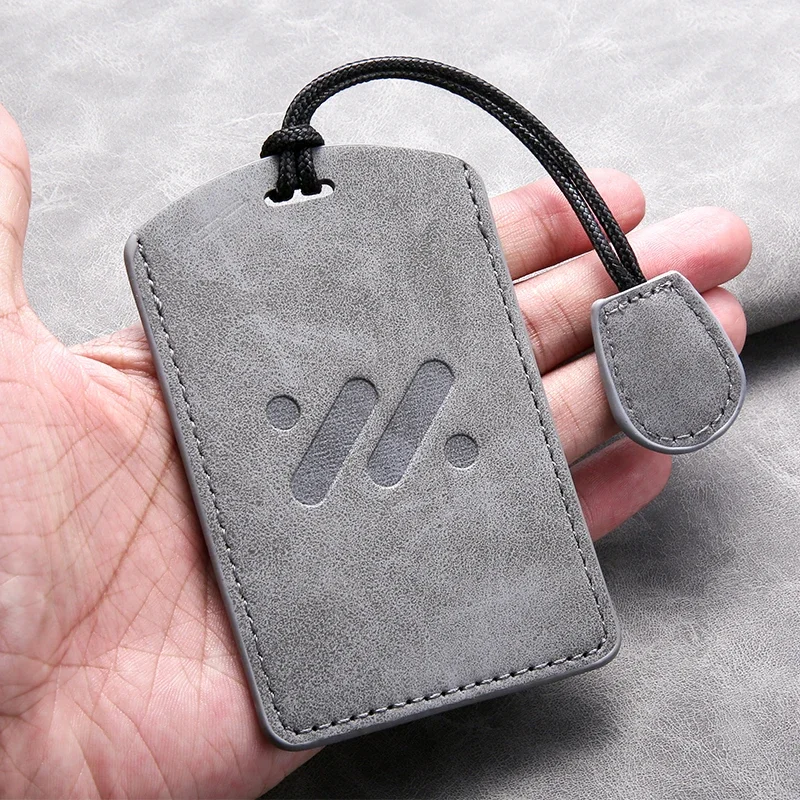 

Чехол из овчины NFC для автомобильного смарт-брелока с дистанционным управлением, полное покрытие для IM LS7 L7pro LS6, защитный чехол, брелок для ключей, сумка с пряжкой, аксессуары