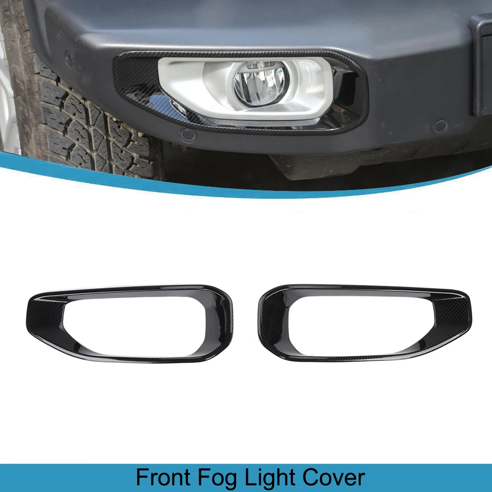 

Car Front Fog Light Cover Lamp Hood Decoration Cover for Jeep Wrangler JL Sahara 2018 2019 2020 2021 2022 2023 2024 Accessories