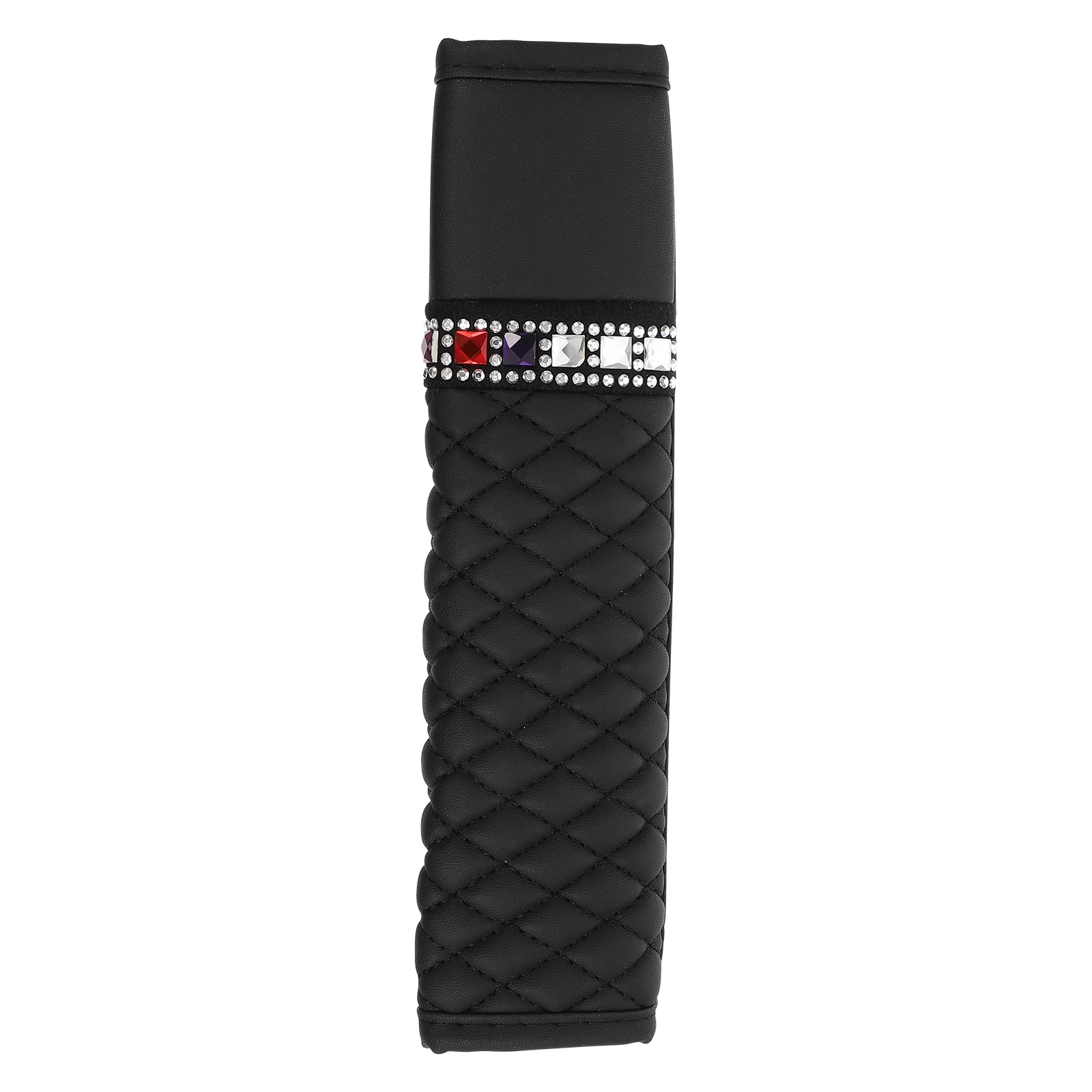 

Car Shoulder Cover Blue Protector Cushion Fashionable Rhinestone Car Supplies Motorcycle Equipment Safety Belt Pad