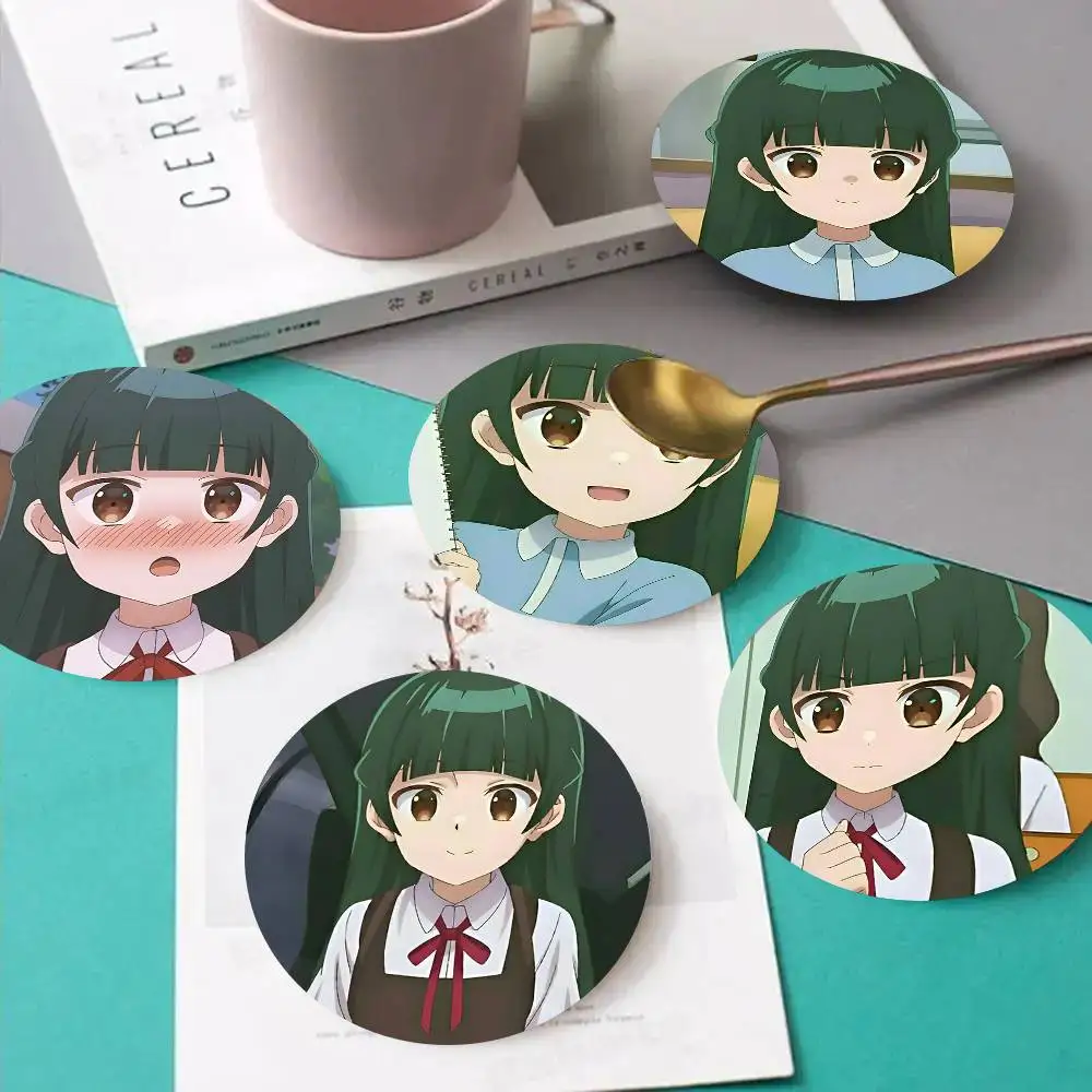 1pc Tsukasa Gojouin Anime Characters Wooden Coaster Colour Printing Cup Mat Home Desk Decoration Gifts