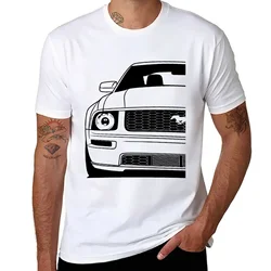 man T-shirt short Short sleeve mens white t shirts New  Mustang Fifth Generation Best Shirt Design T-Shirt Blouse  harajuku