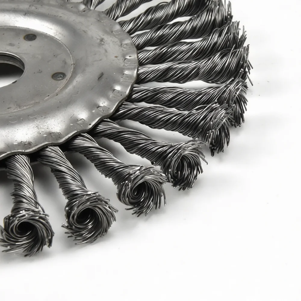 แปรงลวดเหล็กสำหรับเครื่องเจียร - Angle Grinder Wire Brush Wheel บทวิจารณ์และราคา