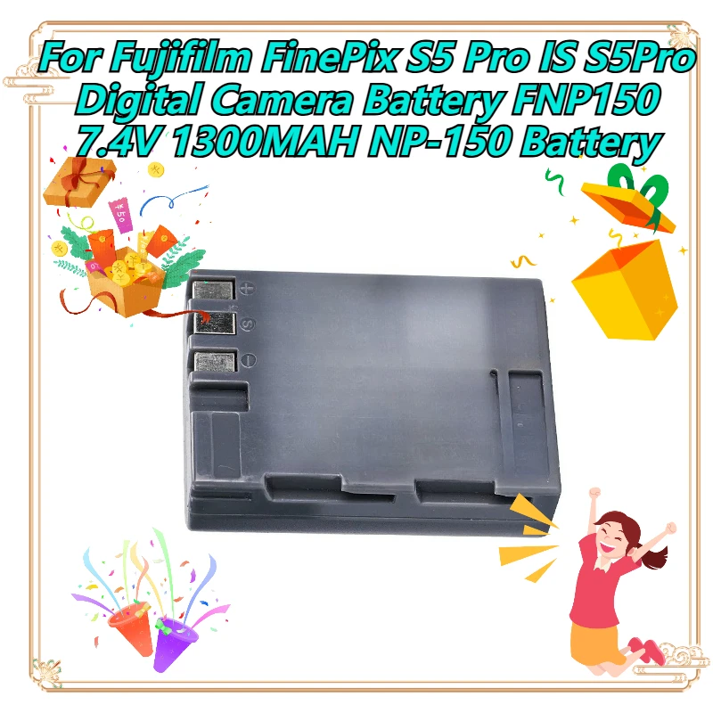 

For Fujifilm FinePix S5 Pro IS S5Pro Digital Camera Battery FNP150 7.4V 1300MAH NP-150 Battery