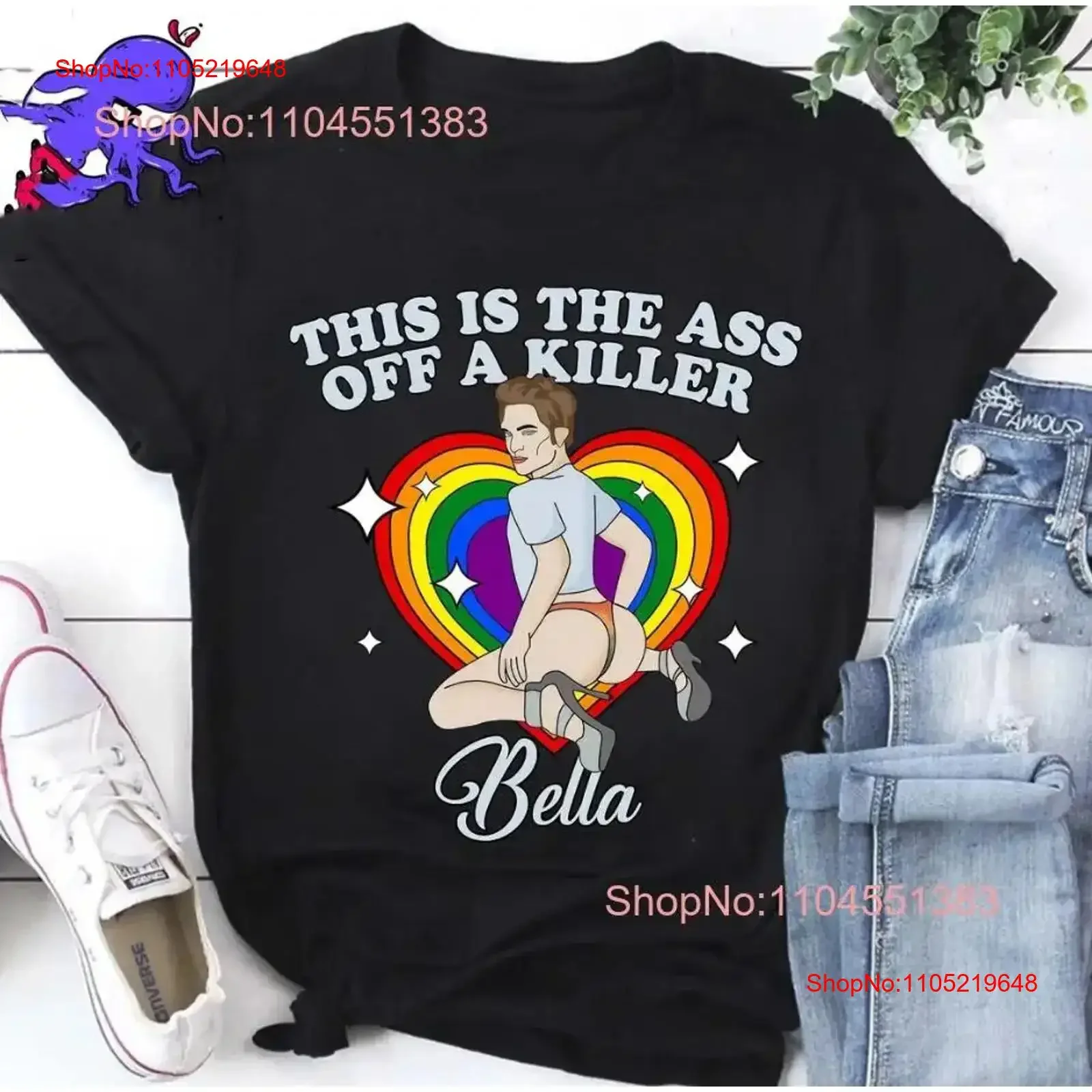 

Футболка A s Of Killer Bella Lgbtq TwilighT Размер до 5XL, винтажная стираная модная удобная мягкая слегка универсальная стильная мужская футболка