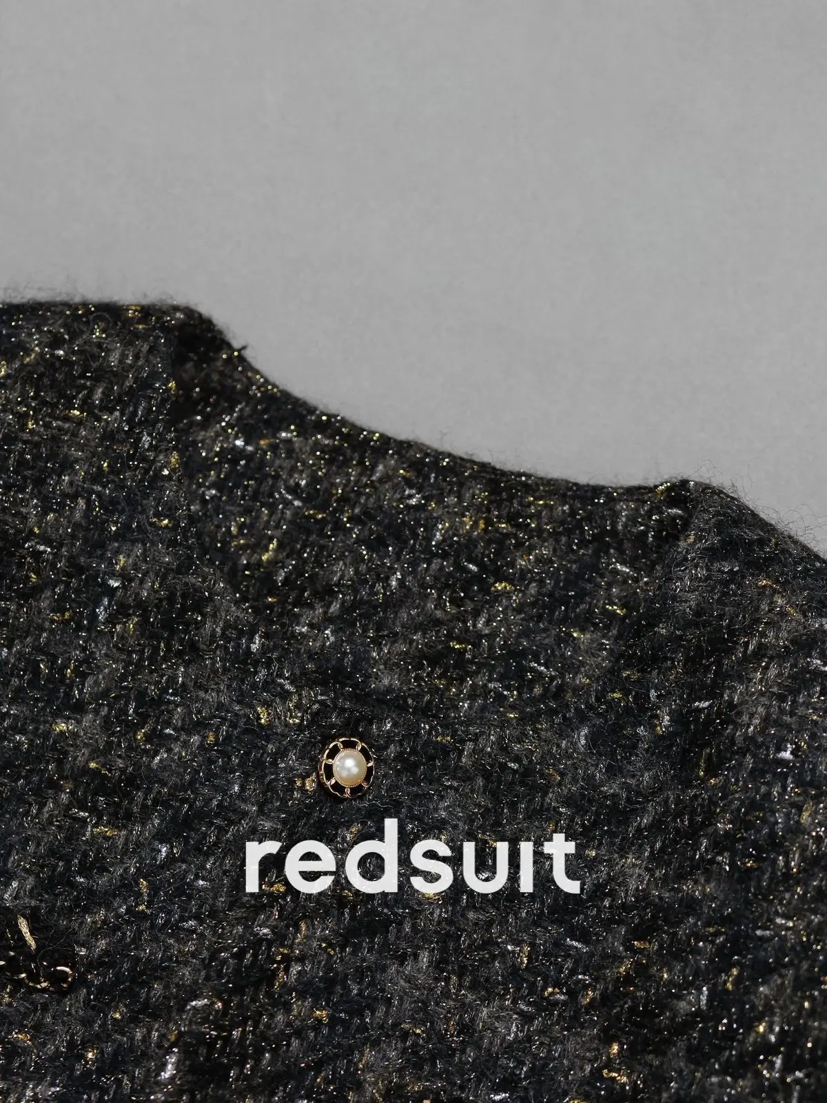 New grayish black Winter cotton warm slimming, shiny woven high-end  jacket Custom Size