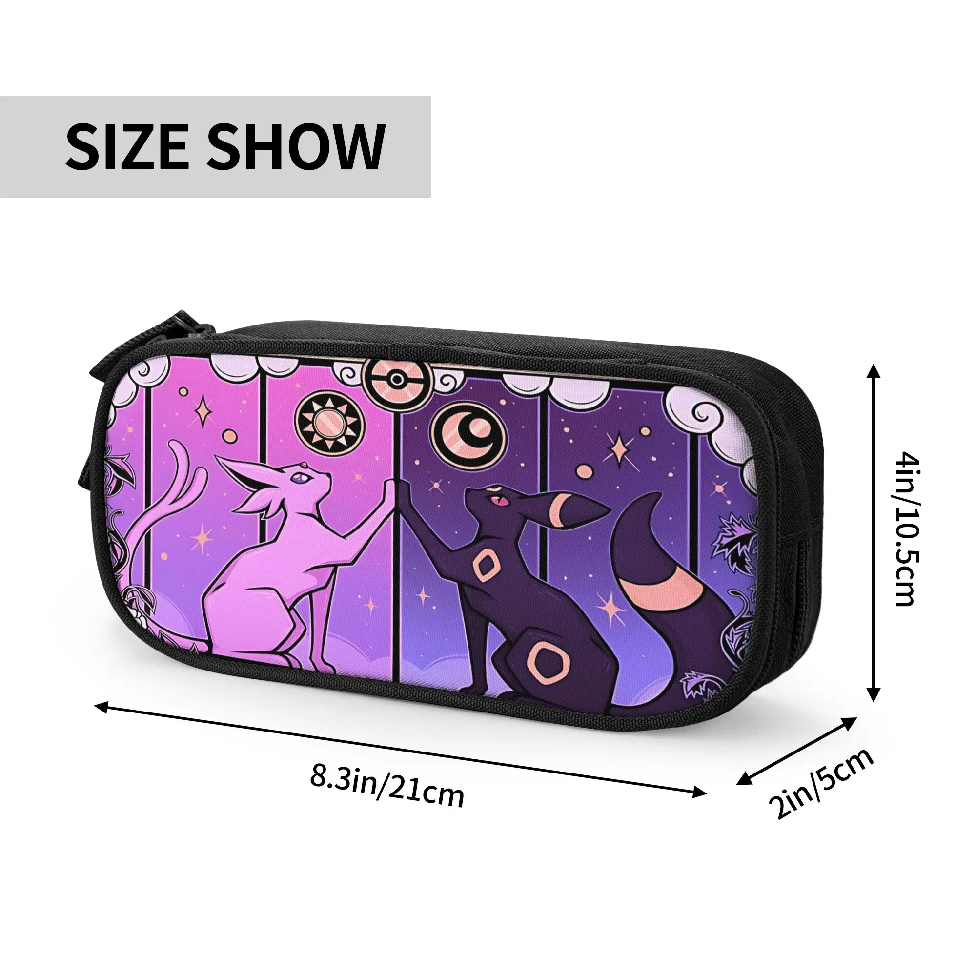 Custom Anime Pokemon Theme Large Capacity Bags for Child  School Pencil Bag for Boys Gilrs Kids